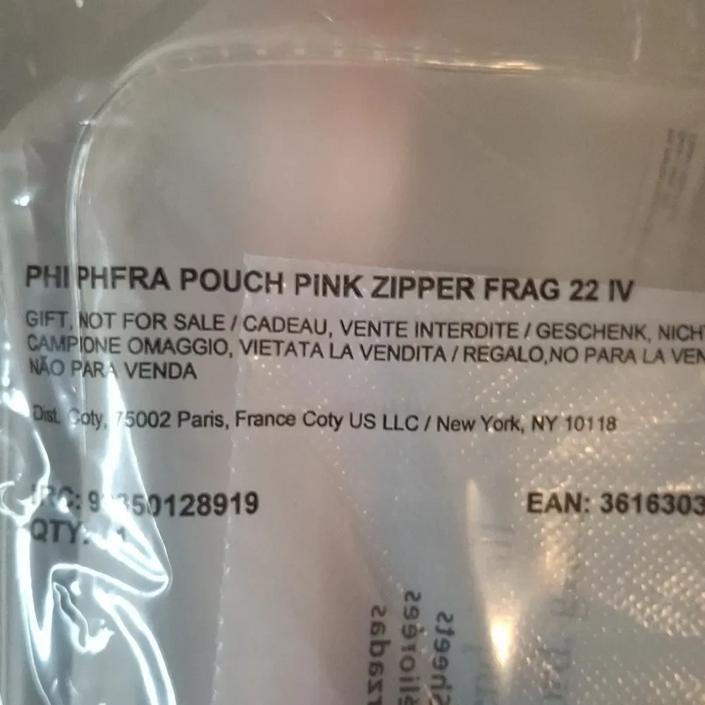 Philosophy Clear Cosmetic Pouch - new